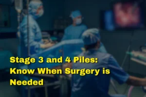 Surgical options for piles stage 3 and 4