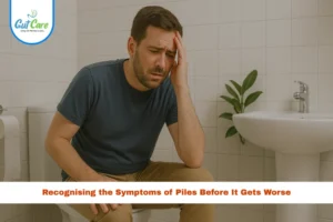 early symptoms of piles in male