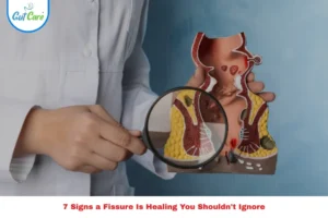 Signs a fissure is healing