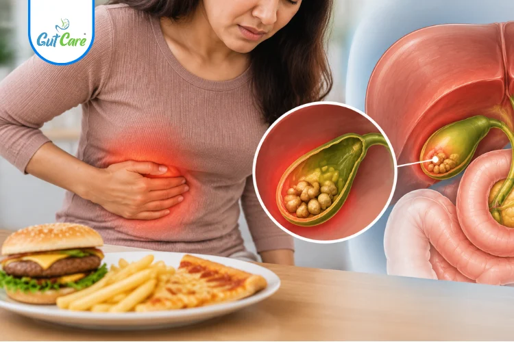 Gallbladder pain after eating