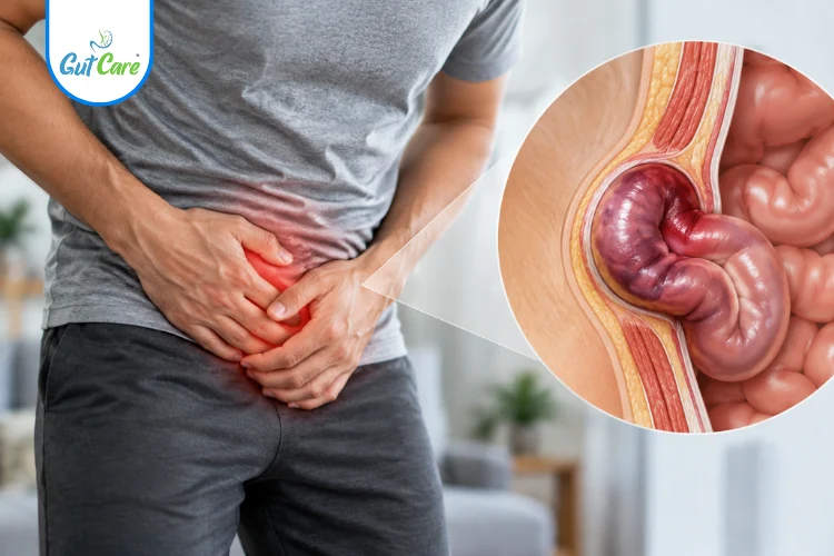 Signs of a strangulated hernia