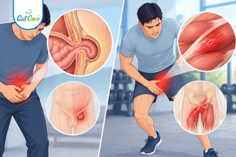 hernia vs groin strain
