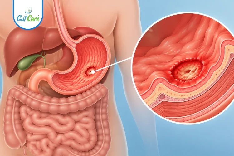 Peptic ulcer disease causes diagnosis and treatment at Gutcare Clinics Bangalore
